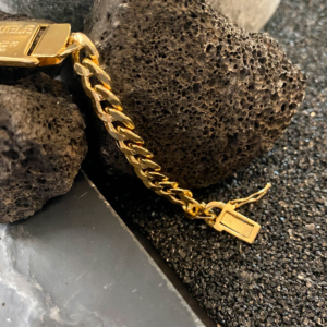 Pulseira Masculino Arezzo Banho Ouro