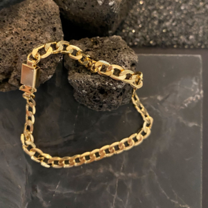Pulseira Masculino Parma Banho Ouro