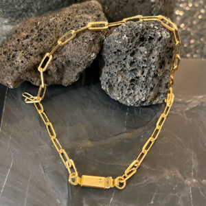 Pulseira Masculino França Banho Ouro
